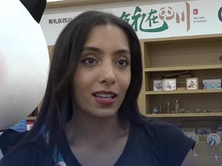 #伊拉克“美出圈”女旗手感谢中国: 中国欢迎世界各地的客人 这是一个爱好和平的国家