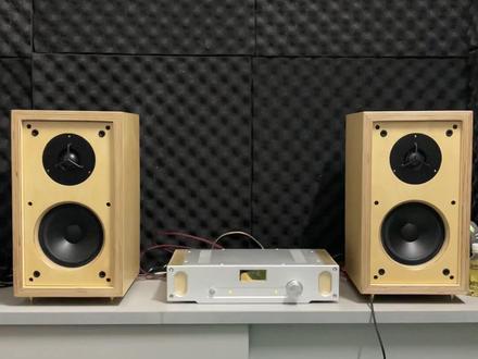 原装进口安森美ON 金封音频对管功放 MJ15024G MJ15025G ,+ 手工制作二分频音箱原装汽车车丹拿喇叭。#丹拿 #1969甲类功放 #丹声道