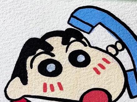 谁懂!小新来啦!新年祝福送给所有宝子!🥰 #画画 #解压 #蜡笔小新 #可爱 #简笔画