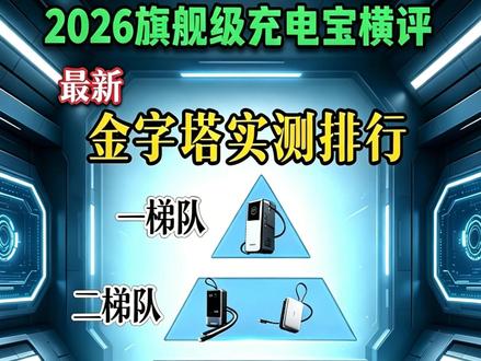 2026最新旗舰级充电宝横评: 金字塔实测排行!大功率+多口+实时温控 一次性讲透!#大容量充电宝 #充电宝测评 #快充充电宝 #多接口充电宝 #充电宝推荐