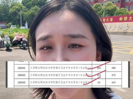 宿迁卫校不是想上就能上的,二模400一下规划护理类的有机会 #宿迁卫校#中考#提分秘籍 #志愿#同城教育