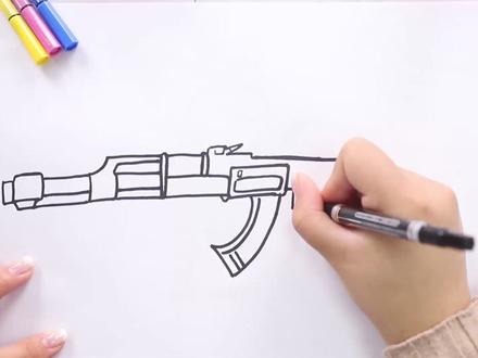 ak47怎么画简笔画