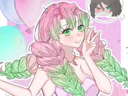 依旧没录上草稿,没招了
大概就是蜜璃宝宝让伊黑帮忙拍照,摆好姿势看向他,结果伊黑变成了番茄₍˄·͈༝·͈˄*₎◞ ̑̑
#甘露寺蜜璃 #伊黑小芭内和甘露寺蜜璃 #绘画过程 #稿件展示