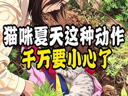 夏天猫咪出现这几个动作,赶紧跑 #养猫经验分享 #科学养宠攻略 #养宠进阶指南 #猫咪