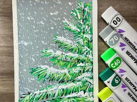 丙烯马克笔|雪松🌲
🖌️:阿泰诗卡乐魔盒基础色
📄:宝虹全棉水彩纸
👀:🍠大KK
#丙烯马克笔 #沉浸式涂鸦 #跟着抖音学画画 #零基础学画画 #雪松