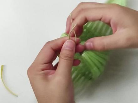竹编手工教程 端午创意手工教程 #diy创意手工 #端午儿童手工制作 #端午手工