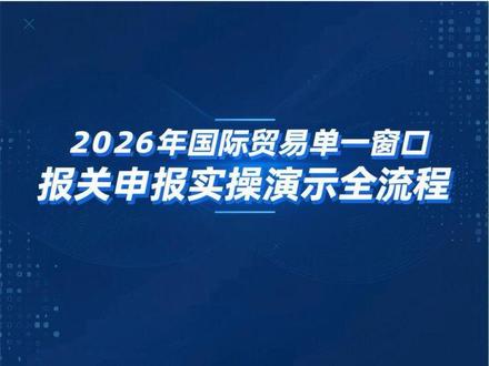 第28期|国际贸易单一窗口报关申报实操演示全流程#出口 #出口外贸 #单一窗口 #报关出口
