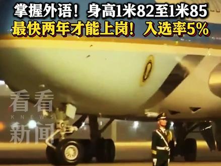 #揭秘特朗普专机旁的中国军人 来自武警北京总队某部 站队呈四角形!距专机仅15米!掌握外语、身高1米82至1米85之间!最快两年才能上岗 入选率仅5%!#震撼外网的中国军人