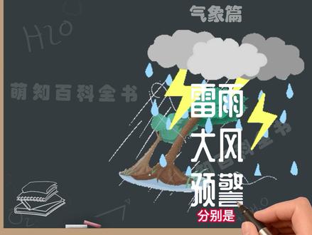 雷雨大风预警信号分几个等级,分别用什么颜色表示,雷雨大风标志#萌知计划 #涨知识 #雷雨大风 @DOU+小助手 @抖音青少年 雷雨大风蓝色预警,雷雨大风黄色预警,雷雨大风橙色预警,雷雨大风红色预警