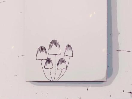 #每日一画 慢慢生长的小蘑菇#想画就画