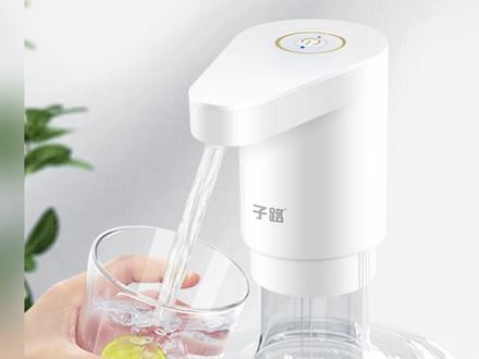 电动抽水器 子路双孔双泵电动抽水器矿泉水桶装水抽水器USB充电出水快上水器 #电动抽水器 #桶装水神器 #USB充电 #家用好物推荐 #生活小家电