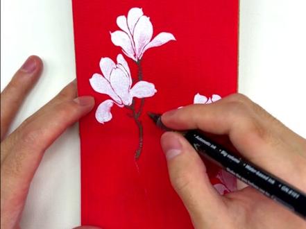 红墙下的雪独占一纸浪漫 雪中玉兰绘画过程~
#跟着抖音学画画 #零基础学画画 #国风 #丙烯马克笔绘画 #青年创作者成长计划