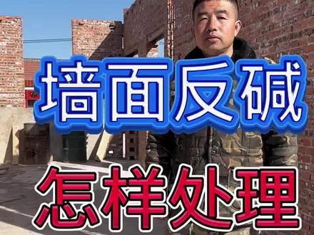 红砖墙反碱怎么处理#墙面起碱掉皮怎么处理