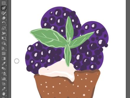 #儿童简笔画 #零基础学画画 #简笔画教程 @抖音小助手 桑葚怎么画,一学就会的桑葚画法~