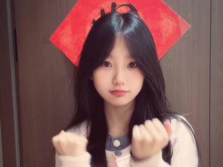 祝大家除夕快乐!#桃花笑手势舞 #转场 #甜妹 #手势舞 #不是yc