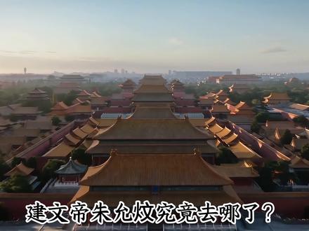 考据建文帝去向之谜 拨开传说的迷雾,考据悬案背后的历史真相#历史 #历史冷知识 #明朝 #朱棣 #建文帝