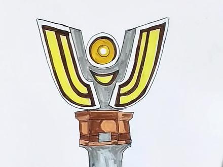 奥特曼变身器好霸气,我画的才是真的好看,酷帅😎#脑洞大开 #奥特曼 #奥特曼变身器 #一起学画画 #儿童创意手工