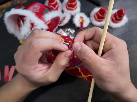 让我看看是谁还不会组装醒狮小灯笼? #手工 #醒狮小灯笼 #手工教程 #手工diy