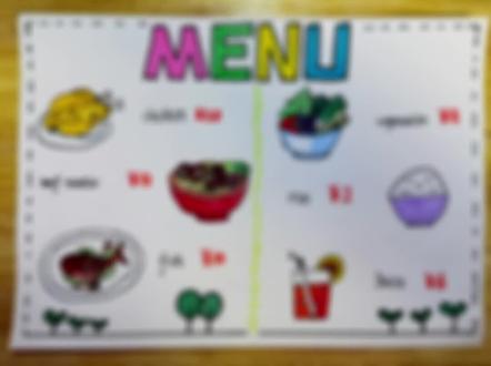 晚餐你想吃啥?#手抄报作业 #美食菜单 #英语