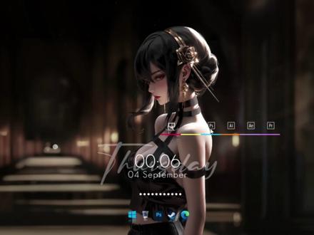 桌面干净好看,壁纸教程奉上 #wallpaper壁纸 #电脑桌面美化 #电脑设置