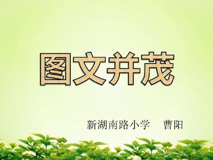 美术六年级下册《图文并茂》微课 #美术教育
