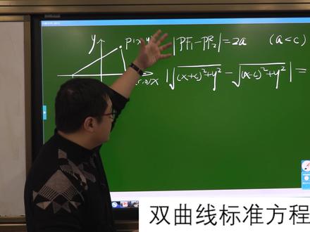 高中数学——双曲线——双曲线标准方程的推导过程