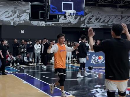 一场艰难的胜利,练就有效,感谢所有支持我的人!感谢对手@Aaron邵炜昀 ,继续努力!@野球帝 #野球帝courtman #抖音百分大战