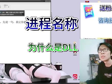 进程名称为什么是dll #易语言 #程序员科普