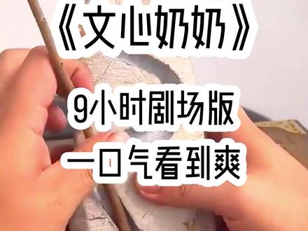 《文心奶奶》9小时剧场版 #炒鸡好看小说 #小说 #小说推荐 #一口气看完系列 #手工