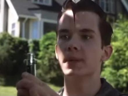 电影中的黑手党侧跳#动作电影#弹簧刀#侧跳刀