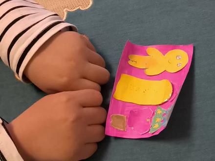 棉花娃娃换装贴纸(二)#儿童手工 #棉花娃娃