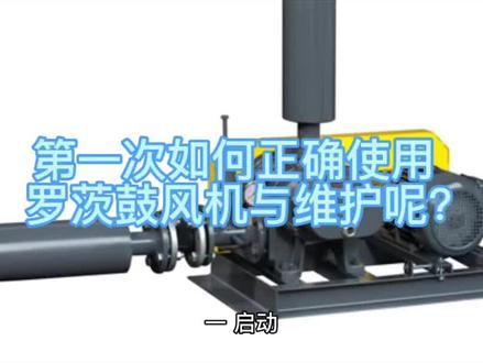 第一次如何正确使用罗茨鼓风机与维护呢?#环保设备厂家 #污水处理 #鱼虾蟹养殖 #增氧机 #罗茨风机