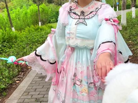 江山如画又怎能比拟 你送我的风景#Lolita #走拍 #花与珍珠匣 #纸鸢衔饴 #哪吒