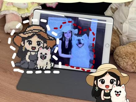 把自己拼出来了🤣#拼豆 #拼豆图纸 #拼豆日常 #手工diy #拼豆教程