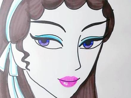 我有白娘子,谁有雄黄酒?#端午节 #古风 #简笔画