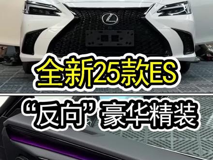 雷克萨斯25款ES升级成24款的模样,最后再移植一套行政版本17扬声器🔊马克莱文森音响,直接毕业!#雷克萨斯 #雷克萨斯es #马克莱文森 #氛围灯 #中网