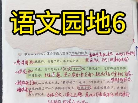 5年级上册语文园地6的重点#必考考点