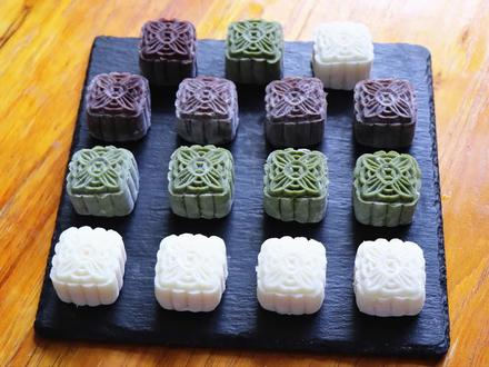 大量粉丝留言想要的冰皮月饼,冰冰凉凉,奶味浓郁