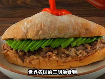 世界各国的三明治食物,究竟哪个国家的最好吃#神奇的闲鱼 #美食