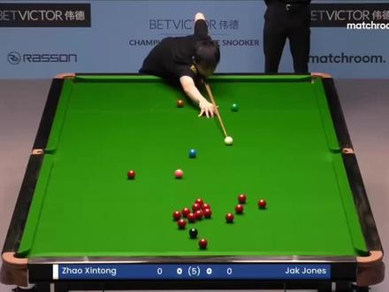 最新的147来了,赵心童生涯首杆147,全程超级丝滑行云流水,仅用时七分钟!#斯诺克 #台球 #赵心童 #赵心童147