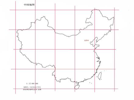 中国地图简易画法 #国庆节绘画 #地图 #祖国 #国庆节 #简笔画