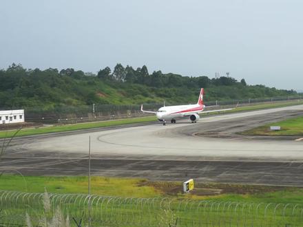 四川航空空客A321起飞全程,CFM56发动机的轰鸣声震撼
