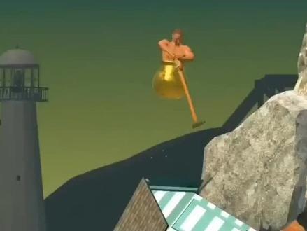 #爬山模拟器 #小游戏 一个男人光着身子抡锤子的游戏#掘地求升