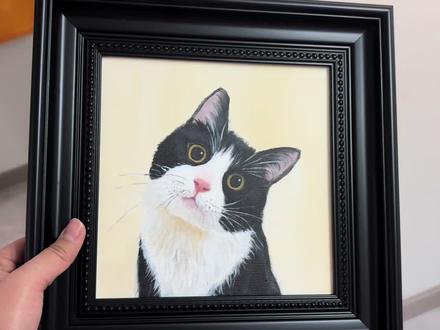 今天来了个黑猫警长#上热门 #萌宠绘画 #画个小猫 #绘画过程 #猫咪🐈 @抖音精选小助手 @DOU+小助手