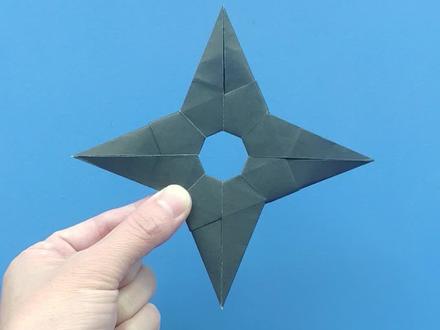 手里剑飞镖折纸方法,火影忍者的兵器 #手工 #折纸教程 #折纸 #手工折纸 #飞镖折纸