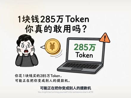 别再贪便宜了!Token中转站的内幕,比你想的更离谱! 你以为捡到了便宜?
1块钱买到285万Token的中转站,背后可能是盗刷信用卡、买非洲身份批量注册的黑产。
你跟AI说的每一句话,你的代码、商业机密、个人隐私——全躺在别人的硬盘里。
它的盈利模式有三层:赚差价、卖你的对话数据做训练、偷偷换更便宜的模型。
📌 我的建议:国产大模型(DeepSeek、豆包、Kimi)价格已经卷到地板,效果也不差,数据留在国内受法律保护。
便宜没好货,这句话在AI时代依然成立。@抖音求真 @DOU+小助手
#AI #ChatGPT #数据安全 #避坑指南 #创作者扶持计划