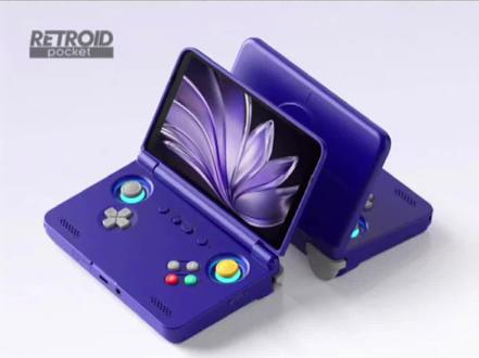 #月光宝盒Retroid pocket flip2新款2025现货翻盖大屏高清游戏机安卓13掌机RP flip2预装天马可玩手游王者原神