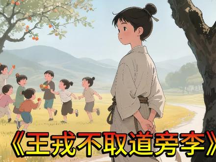 四年级语文上册必背文言文《王戎不取道旁李》 《王戎不取道旁李》是四年级语文上册的一篇文言文小故事,出自《世说新语·雅量》,讲述了魏晋时期“竹林七贤”之一的王戎幼年时的聪慧故事。以下是完整内容:
王戎不取道旁李
王戎七岁,尝与诸小儿游。看道边李树多子折枝,诸儿竞走取之,唯戎不动。人问之,答曰:“树在道边而多子,此必苦李。”取之,信然。
译文
王戎七岁时,曾和一群小孩玩耍。他们看到路边的李树上结满果子,压得树枝都弯了,孩子们争着去摘,只有王戎不动。有人问他为什么,他回答:“李树长在路边却还有这么多果子,这一定是苦李子。”摘来一尝,果然如此。
寓意
故事通过王戎的冷静观察与推理,赞扬了他善于思考、不盲目从众的智慧。