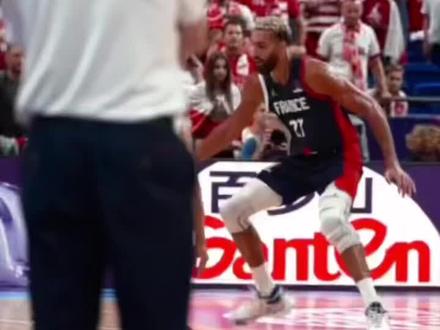 感受一下2米35臂展的防守强度!#戈贝尔 #FIBA欧洲杯