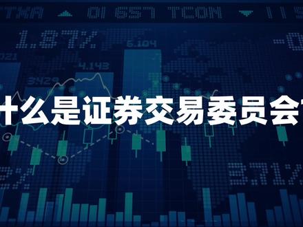 #金融知识科普 #股票 什么是“证券交易委员会”?